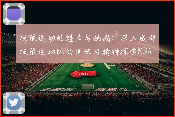 极限运动的魅力与挑战：深入成都极限运动队的训练与精神探索MBA